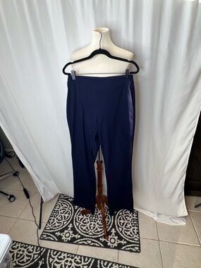 💙 VENUS Navy Blue Wide Leg Pants | Size Medium | Stretchy & Flowy